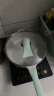 闪闪优品不粘锅炒锅家用电磁炉燃气灶麦饭石炒菜锅平底煎锅不沾少油烟锅具 浅绿款【2-4人用】带盖 28cm 实拍图