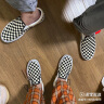 VANS范斯官方 线上专售Asher黑白棋盘格夏日帆布鞋 黑白棋盘格(男款) 40.5 实拍图