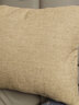 居八佰纯色亚麻沙发抱枕样板房靠垫客厅床头民宿靠枕套现代简约腰枕 卡其色（加厚素色亚麻） 45*45cm抱枕套+枕芯 实拍图