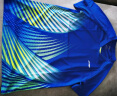 李宁（LI-NING）羽毛球服男款速干套装短袖AAYQ067-1+短裤晶蓝色M 实拍图