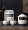 不拙便携式旅行茶具套户外功夫茶具家用全套茶壶泡茶办公室高端 2-黑言启带盘旅行套装 实拍图
