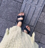 BIRKENSTOCK勃肯软木拖男女同款双扣平跟舒适拖鞋外穿Arizona系列 女款黑色0551253 36 晒单实拍图