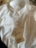 无印良品 MUJI 女式 水洗平纹衬衫 长袖休闲百搭衬衣春款纯棉全棉BCB35C3S 白色 L(165/88A) 实拍图