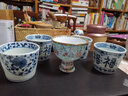 光峰 日式茶杯日本进口茶具陶瓷品茗杯功夫茶杯单杯主人杯180ml家用小茶杯子 蓝凛堂-花伊万里 实拍图