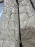 AEMAPE2025新款冬季长款羽绒棉服衣女装外套修身显瘦羽绒棉袄保暖过膝 米白色 建议 L 建议95-105斤 晒单实拍图