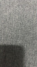 沫梵（M.fan）窗帘免打孔魔术贴遮光布简易卧室飘窗出租房小短遮阳布 浅灰色（粗麻款） 宽1.1X高1.5米 1片装 魔术贴式 实拍图