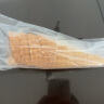 冰淇淋脆皮甜筒家庭装手工脆筒壳底杯热奶宝蛋筒商用彩虹冰激凌筒 40个装+40个纸托5.5原味斜边脆筒 实拍图