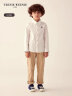 Teenie Weenie Kids小熊童装男童23年秋季新款纯棉基础款长袖衬衫 白色 120cm 晒单实拍图