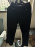 浪莎秋冬女裤桑蚕丝羊毛阔腿裤垂感毛呢加绒裤高腰直筒休闲裤子 实拍图