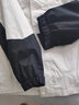 西域骆驼（VANCAMEL）冲锋衣男女加厚防风保暖登山服三合一可拆卸夹克外套连帽滑雪服 KY1818S熊猫白/黑色-女 4XL 实拍图