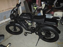 巴赫super73电动自行车越野山地男女代步通勤长续航宽胎成人复古助力车新国标可上牌电瓶车 Y1S【标准版】-30Ah(70-80公里续航） 实拍图