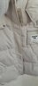 托玛菲羽绒棉服女韩版宽松连帽棉衣外套秋冬季2022年新款小个子少女中学生棉袄子短款面包服加厚冬装衣服 米白色（冬装加厚款）（现货） M（105-125斤） 实拍图