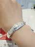 老银匠s999足银手镯女送妈妈奶奶婆婆款银镯子老人百福银手镯母亲节礼物 【福韵梅花】990足银/约21.5g/不可刻字/含证书 实拍图