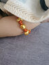六福珠宝足金硬金吉祥虎头BB黄金转运珠路路通宝宝礼计价HIGTBB0002 2.87克(含工费640元) 实拍图