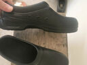 滑克WAKO厨师工作鞋防滑防水防油男女 厨房专用食堂厨工鞋轻便耐磨 黑色9031 37 实拍图