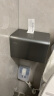 卡贝（cobbe）厕纸盒枪灰太空铝壁挂免打孔卫生纸架厕所防水卫生间家用纸巾盒 枪灰厕纸盒-加长（免钉/打孔） 晒单实拍图