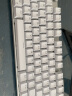 惠普（HP）GK400F机械键盘 游戏键盘笔记本办公电脑键盘 104键CF吃鸡LOL电竞冰蓝光有线键盘 银白色 青轴 晒单实拍图