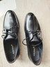 奥康男鞋商务正装皮鞋男士低帮系带圆头单鞋牛皮透气休闲鞋男新郎婚鞋 黑色 40 实拍图