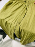 啄木鸟（TUCANO）冰丝裤女夏季薄款宽松小个子雪纺防晒凉凉裤高腰束脚运动休闲女裤 橄榄绿 XL (推荐110-125斤) 晒单实拍图