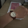聚利时（Julius）手表女韩版时尚英伦复古学生日历防水石英女士手表咖色JA-1385B 实拍图