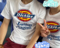 dickies【经典款】 纯棉短袖T恤男 情侣男女同款 印花休闲百搭上衣7087 白色 M 实拍图