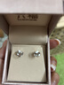 六福珠宝  娉婷系列足铂心思铂金耳钉女款心形耳饰 计价 HIP50007 1.36克(含工费116元) 实拍图