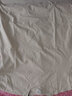 MARKLESS【安心品质】纯棉亲肤T恤男士纯色短袖打底衫5630 奶茶杏 3XL 实拍图