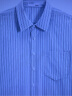 GXG男装  蓝色条纹休闲宽松翻领七分袖衬衫男士上衣 24年夏季新品 蓝条纹 165/S 晒单实拍图