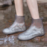 博沃尼克 防雨鞋套成人硅胶雨鞋套下雨防滑耐磨便携式雨靴鞋套 棕色XL码 实拍图