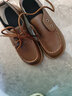卡帝乐鳄鱼（CARTELO）高档真皮小皮鞋女2025新款女鞋软底软面软牛皮休闲百搭厚底 深棕色 38 实拍图