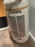 amadana 取暖器母婴居家浴室暖风机家用客厅电暖器速热立式电暖气烤火暖脚取暖炉 素雅白 实拍图