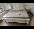 喜宜居2006# 美式轻奢简约实木床双人成人公主床2米1.8米1.5米宝马灰高箱储物床婚床大人卧室 实木单床(多色可选：备注) 1.5*2m (框架款) 实拍图