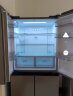 美的(Midea)480升冰箱四开门超大容量十字对开门一级能效变频风冷超薄囤货家用电冰箱 BCD-480WSPZM(E)榭湖银 实拍图
