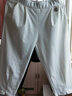 PHJ 休闲裤女秋季新款遮肉显瘦小脚哈伦长裤高腰职业OL免烫西装裤 白色-七分裤 L（110-125斤） 实拍图