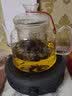 斌能达（BIN NENG DA） 加厚全玻璃绿茶泡茶壶过滤冲茶器红茶泡简约办公室功夫茶具小号 小号透明色把单壶+2杯 250ml 实拍图