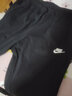 耐克（NIKE）男裤 2025冬季新款运动裤宽松时尚休闲裤跑步训练加绒保暖长裤 黑色/直筒/偏大一码/加绒保暖 L 实拍图