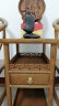 青龙韵阁红木家具非洲鸡翅木（学名：非洲崖豆木）圈椅茶几三件套靠背椅太师椅实木仿古 小长城茶几三件套 实拍图