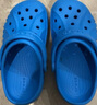 CROCS卡骆驰贝雅儿童洞洞鞋男女童户外包头沙滩鞋拖鞋/207013/207012 海蓝-456 25 (150mm) 实拍图