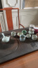 苏氏陶瓷（SUSHI CERAMICS） 茶具套装 忆荷陶瓷功夫茶具青瓷手绘描金茶杯子带礼盒（茶壶） 实拍图