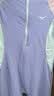 美津浓（MIZUNO）儿童泳衣女孩连体长袖防晒冲浪服男训练速干温泉游泳装A3416紫160 实拍图