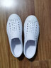 native纯色Jefferson洞洞鞋男女款童鞋亲子鞋户外休闲凉鞋EVA洞洞鞋 白色|白色 24 (155mm） 实拍图