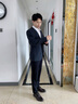 沙驰（SATCHI）男装男士套西上衣春夏新款四面弹力商务通勤高支纱西装男 蓝灰 M (48) B 晒单实拍图