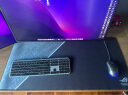 ROG泰毯黑曜石 鼠标垫大号游戏鼠标垫 csgo鼠标垫 电脑桌垫 FPS游戏 定位精准 天然橡胶 黑色 实拍图