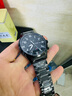 冠琴（GUANQIN）飞行员系列手表男士全自动机械表多功能防水夜光男表圣诞礼物男友 飞行员钢带全黑 实拍图