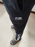 李宁（LI-NING）运动裤男裤子秋冬季卫裤潮流大码束脚裤跑步宽松收口休闲长裤 黑色【棉质秋款-轻柔舒适】 2XL /185 (170-185斤) 实拍图