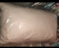 网易严选羽丝绒枕头枕芯松软高弹杜邦羽绒棉五星级酒店抗菌阻螨 【A类全棉抗菌】增高款 900g 柔肤粉  1只装 实拍图