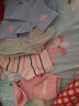 浪莎儿童袜子女童宝宝夏季中筒棉袜学生短袜5双装 波点线条 2XL 晒单实拍图