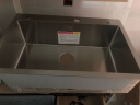 华帝（VATTI）水槽厨房洗菜盆一体盆 洗碗水槽大单槽台下盘洗菜水池盆304不锈钢 实拍图