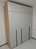 林氏家居简约现代衣柜卧室家具家用小户型挂衣柜新款橱柜衣橱储物柜OV7D 【原木色|1.97m】五门衣柜+顶柜 实拍图
