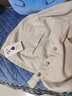 梦史怡短款风衣女小个子外套2021新款时尚百搭宽松夹克女 米白色 春秋款【带内衬】 L 【100-115斤左右】 实拍图